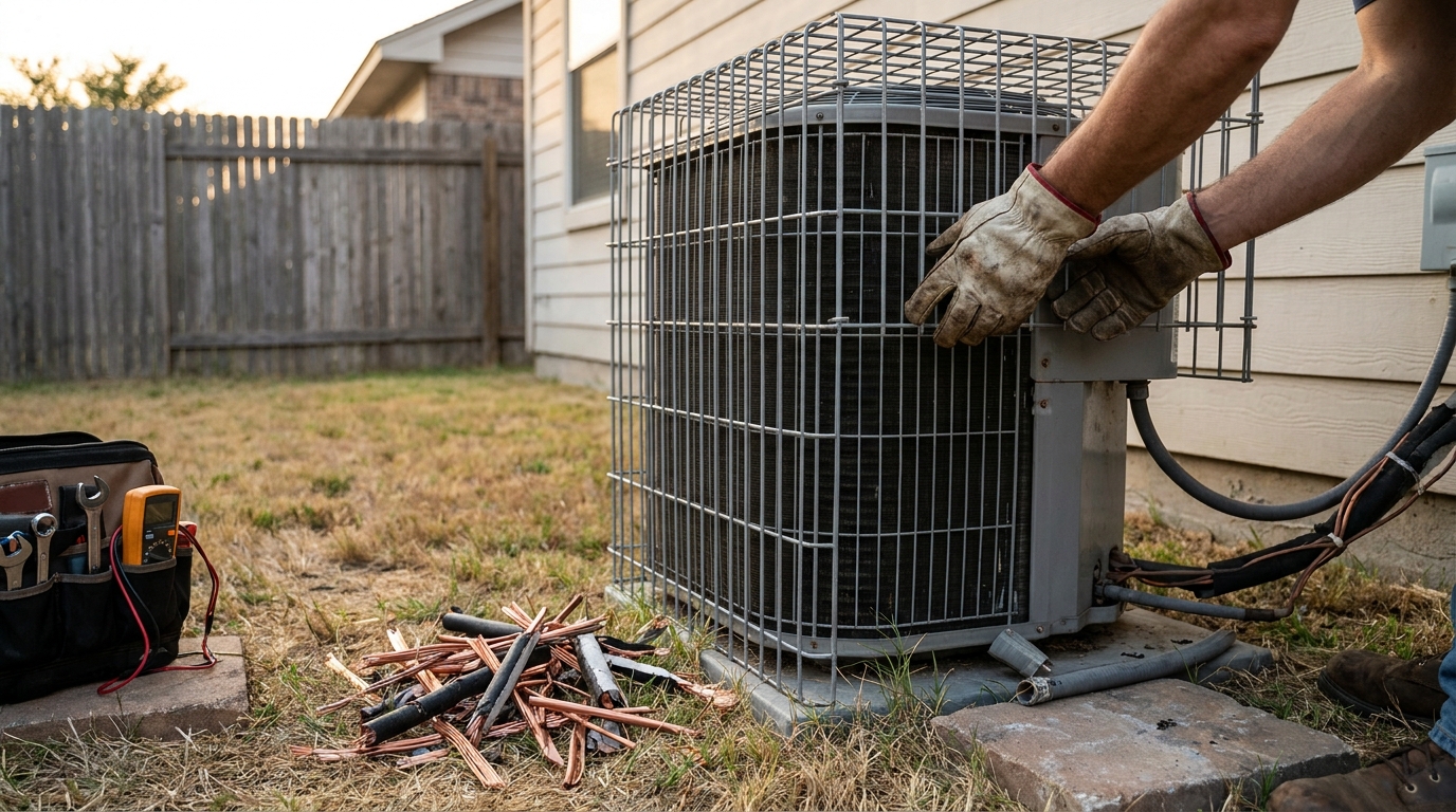 Copper Just Hit $6 a Pound and Thieves Are Stripping AC Units and New Wiring: What the 2026 Spike Adds to Your Electrical and HVAC Bill