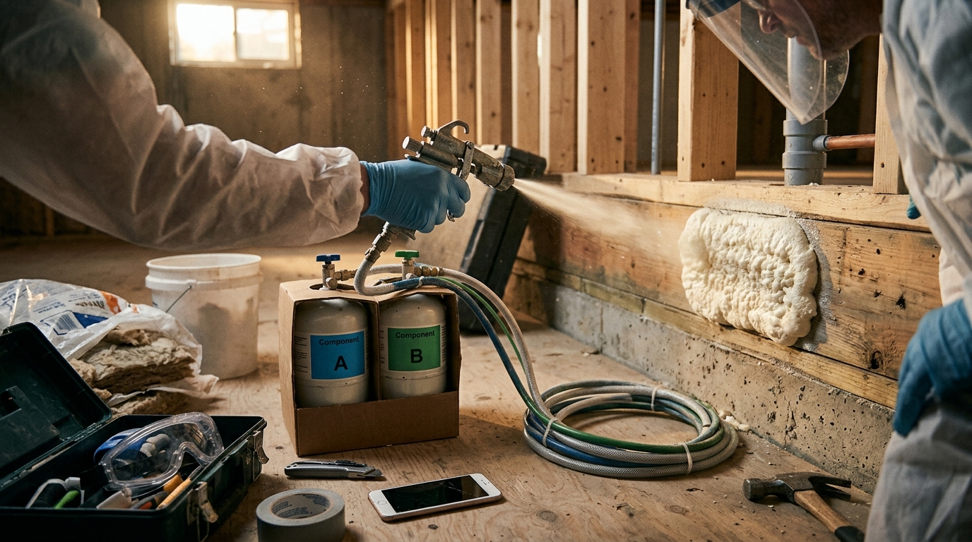 DIY Two-Part Spray-Foam Kits Are Flying Off Shelves in 2026: Why $300 to $1,500 Boxes Are Replacing $4,000 Pro Jobs (and Where They Backfire)