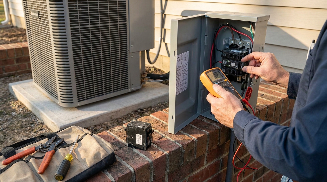 The GFCI Grace Period on Your Outdoor AC Ends September 1, 2026: Why New Installs Need a Special Breaker and What It Adds to the Bill