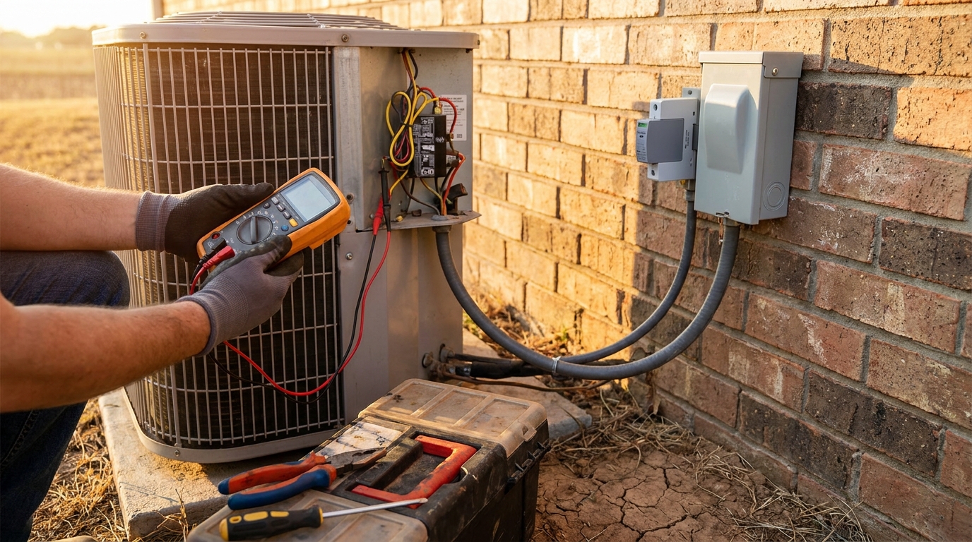 The Grid Browned Out Before Your AC Died: What Record Summer Demand Actually Does to a Compressor, and the $300 Part That Prevents It