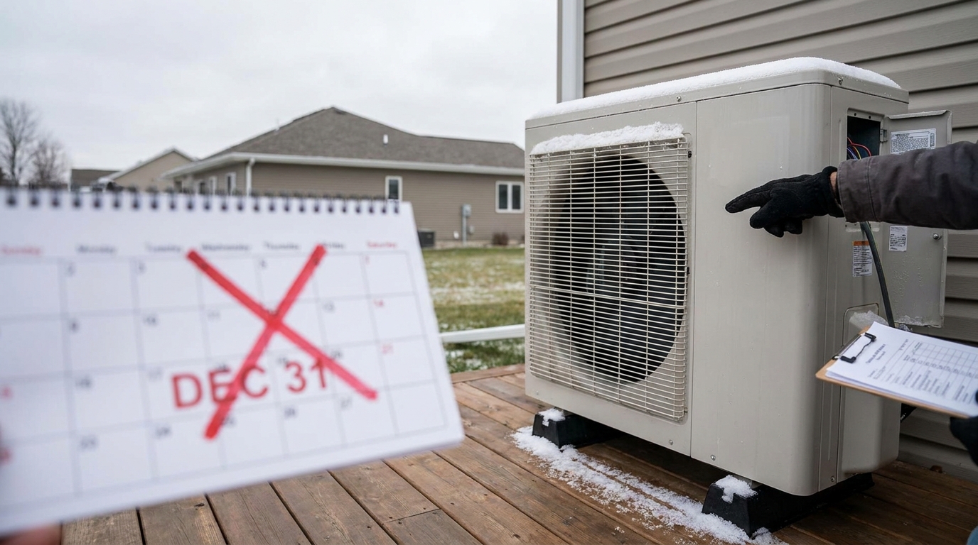 The Heat Pump Tax Credit Just Vanished: Why a 2026 Install No Longer Qualifies for the $2,000 You Were Counting On