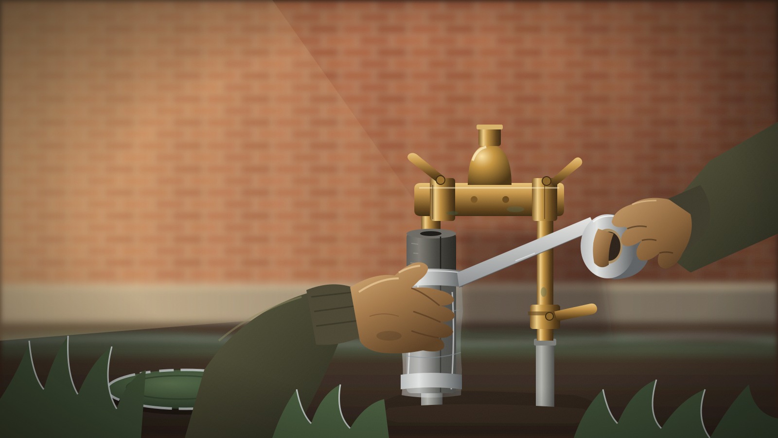 How to Blow Out a Sprinkler System Without Cracking the Backflow