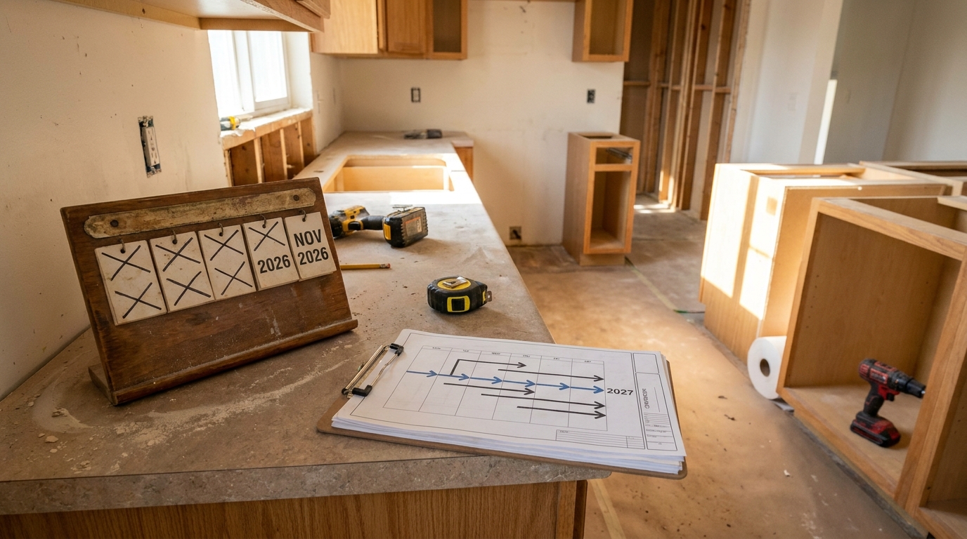Why Your Kitchen Remodel Now Takes 11 Months and Costs 9% More: Inside the 2026 Contractor Labor Crunch