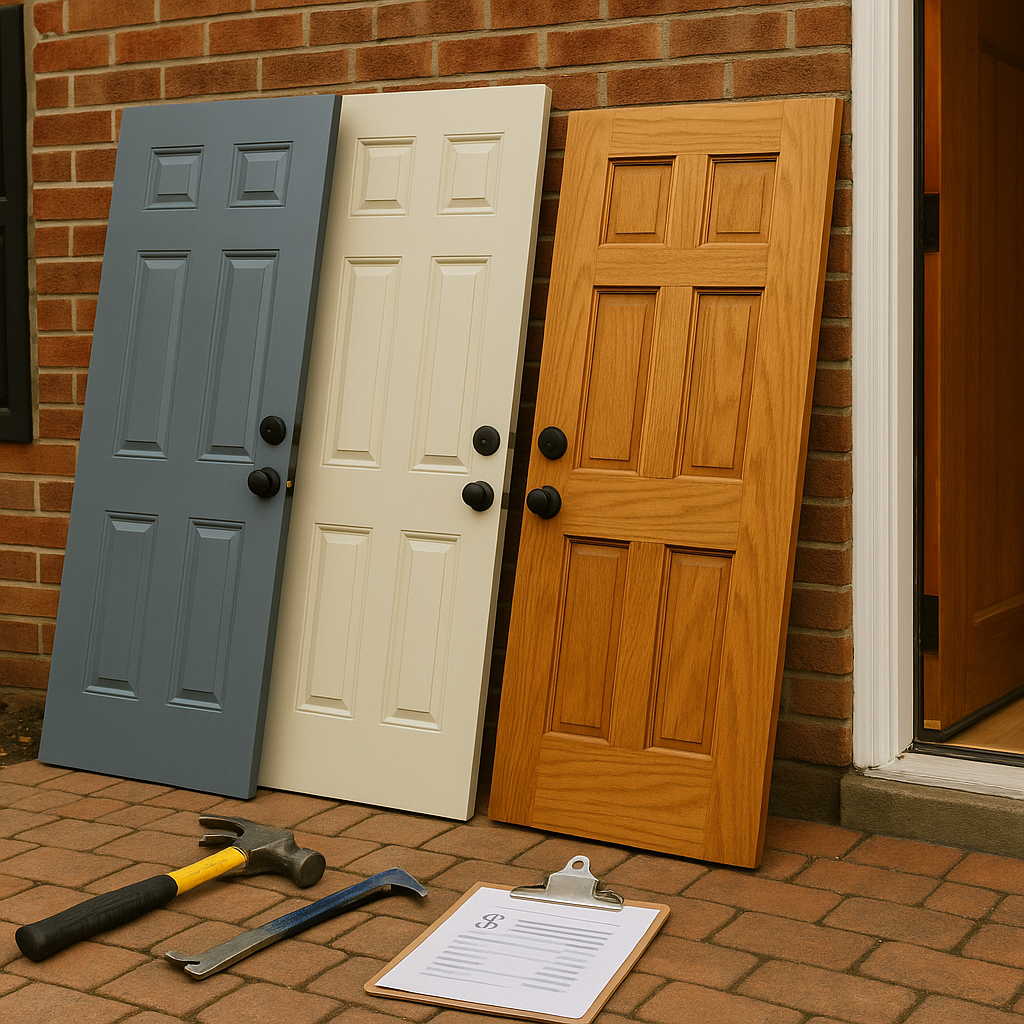 Steel, Fiberglass, or Wood Front Doors in 2026: What a Durable Entry Door Actually Costs Installed