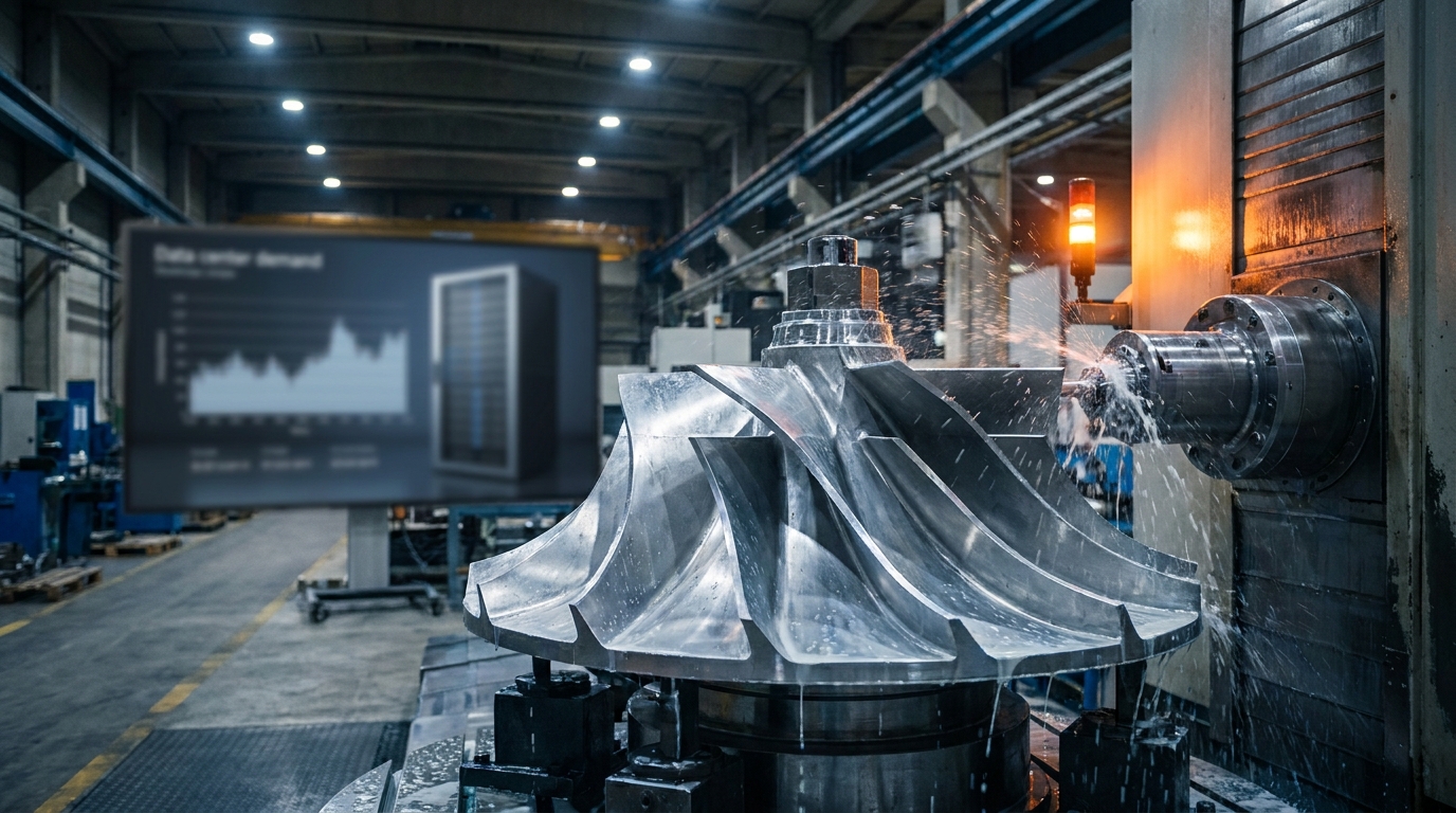 Slots Manufacturing GE Vernova's Gas Turbine Backlog Stretches Past 2030 — Data Centers Are ...